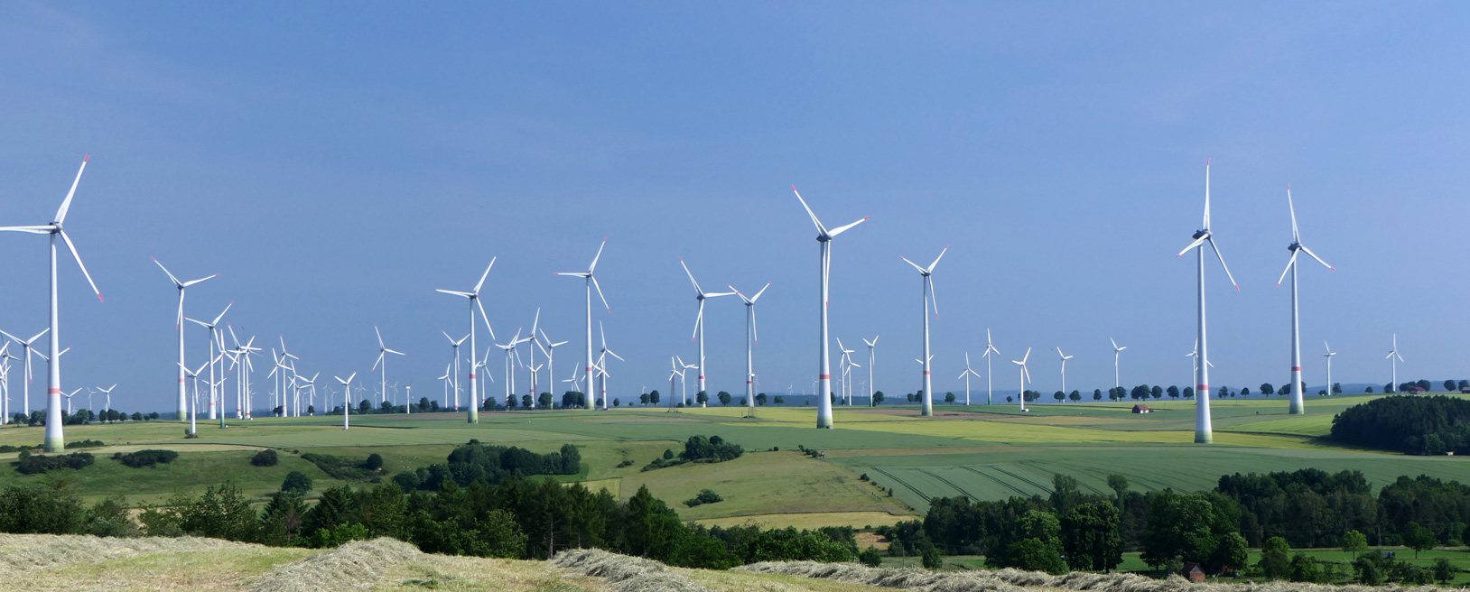 Windenergieanlagen in den Windparks Asseln und Hakenberg